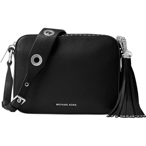 brooklyn lg camera bag michael kors|Michael Kors Brooklyn Lg Leather/Suede Camera Bag .